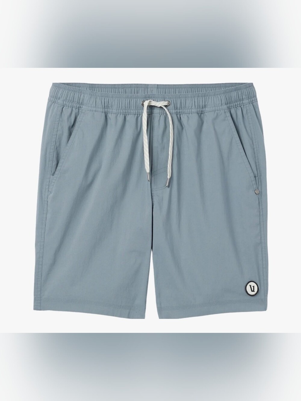 Vuori Slate Blue Performance Drawstring Shorts